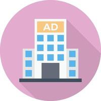 ad building vector illustration on a background.Premium quality symbols.vector icons for concept and graphic design.