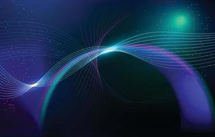 Line Wave Background vector