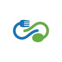 fork and spoon vector