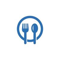 fork and spoon vector