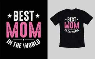 diseños de camisetas con tipografía de mamá, feliz día de la madre, diseños de camisetas con citas de mamá vector