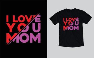 diseños de camisetas con tipografía de mamá, feliz día de la madre, diseños de camisetas con citas de mamá vector