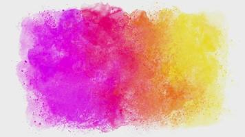 abstract colorful watercolor brush background video