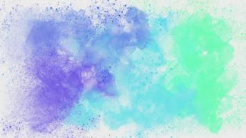 abstract colorful watercolor brush background video