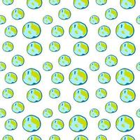 Earth pattern, illustration, vector on white background.