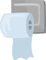 Toilet paper holder , illustration, vector on white background