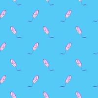 Sperm like balloon , seamless pattern on a blue background. vector