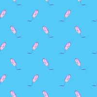 Sperm like balloon , seamless pattern on a blue background. vector