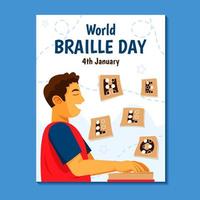 Reading Braille Text With Fingers