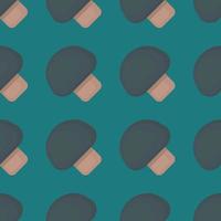 Mushrooms pattern , illustration, vector on white background
