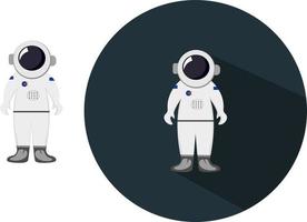 Awesome astronaut ,illustration, vector on white background.