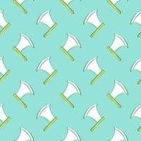 Old big knife , seamless pattern on a blue background. vector