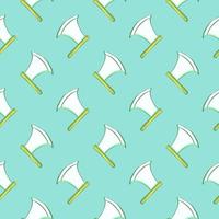 Old big knife , seamless pattern on a blue background. vector