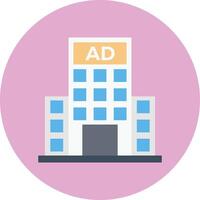 ad building vector illustration on a background.Premium quality symbols.vector icons for concept and graphic design.