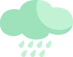 Spring rain, illustration, vector on a white background.