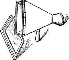 Flouroscope vintage illustration. vector