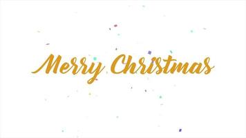 Merry Christmas with Paper Flare video