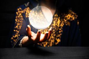 Fortune teller's hands photo