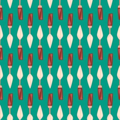 Painting brush pattern , illustration, vector on white background
