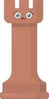Mini tower, illustration, vector on white background.