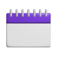 calendario sobre fondo transparente png