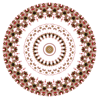 adorno de patrón de mandala de flores. png