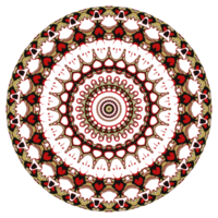 adorno de patrón de mandala de flores. png