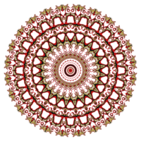 adorno de patrón de mandala de flores. png