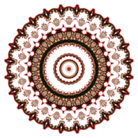 adorno de patrón de mandala de flores. png