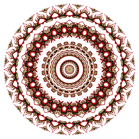 adorno de patrón de mandala de flores. png