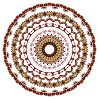 ornement de motif de mandala de fleurs. png