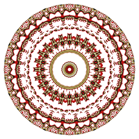 adorno de patrón de mandala de flores. png