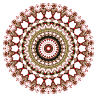 adorno de patrón de mandala de flores. png