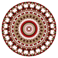 adorno de patrón de mandala de flores. png