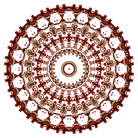 adorno de patrón de mandala de flores. png