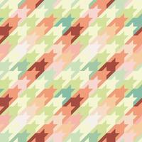 Seamless houndstooth vector pattern. Classical English checkered textile design. Winter color and retro style Backgrounds