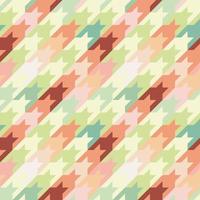 Seamless houndstooth vector pattern. Classical English checkered textile design. Winter color and retro style Backgrounds