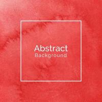 Abstract red watercolor texture background vector