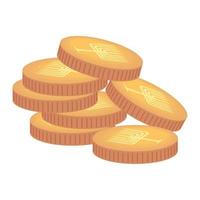 jewish coins money vector