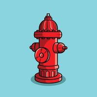 Fire Hydrant The Illustration vector