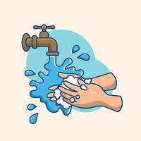 Wash Your Hand vector