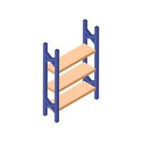 Isometric Industry shelf vector