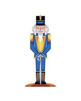 nutcracker with sword vector