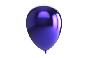 Balloons 3d render illustration for celebration or birthday party png