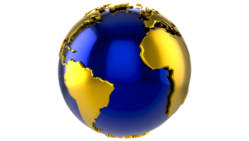 3d world map globe Transparent PNG