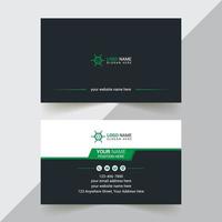 Minimal Business Card Design Template vector