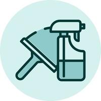 Car cleaning supplies, illustration, vector on a white background.