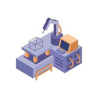 Isometric Industry manufacturing vector