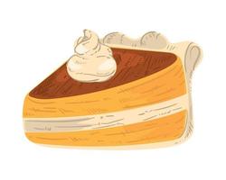 cake with cream vector