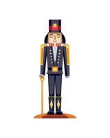 nutcracker character icon vector